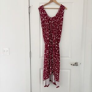 Latched Mama Floral Maxi Dress Nursing Plus Size 18-26 Tie Waist Comfy